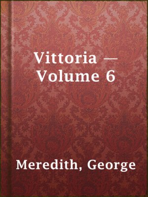 cover image of Vittoria — Volume 6